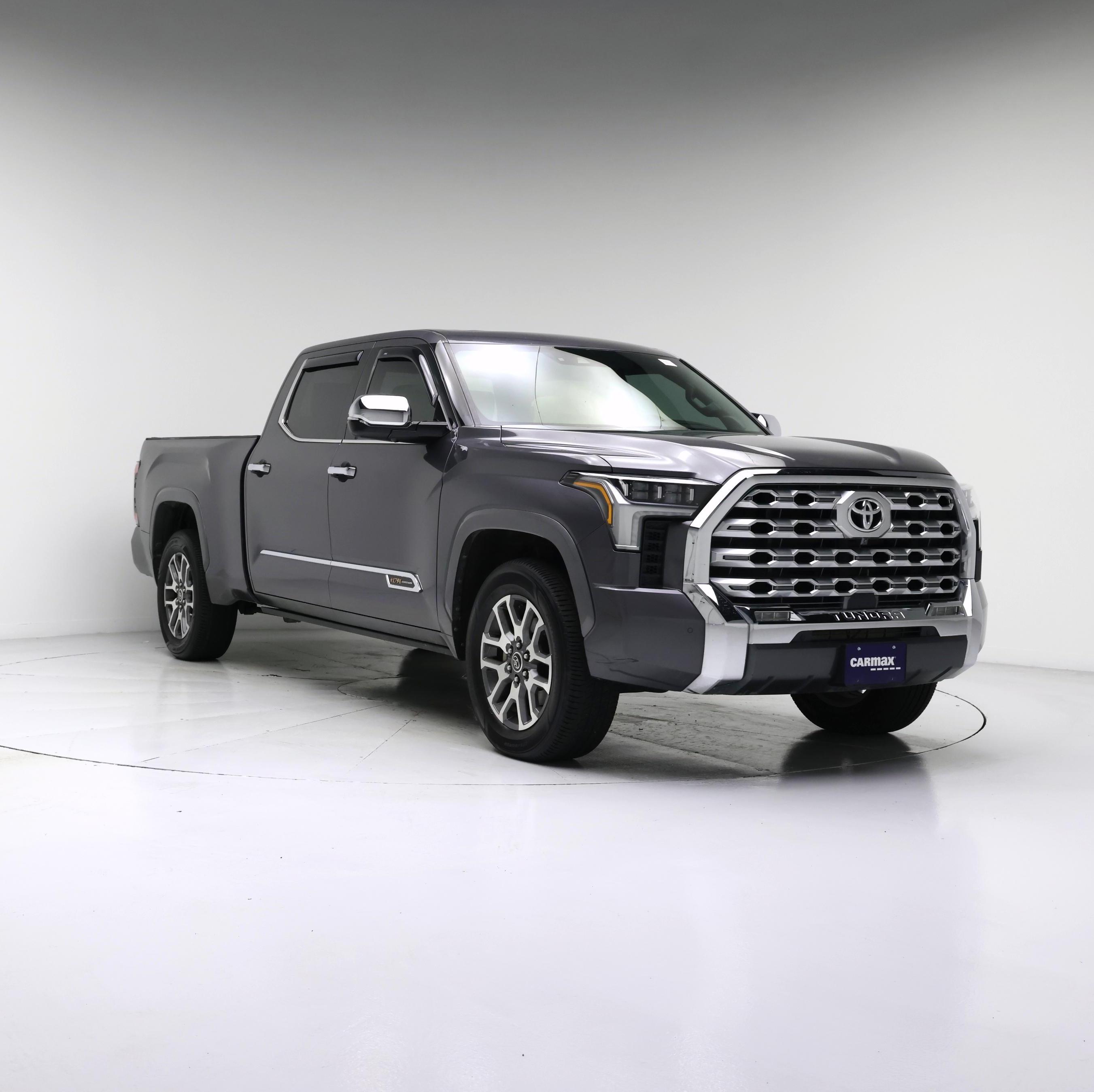 Gray 2022 Toyota Tundra Pickup Truck Four-Wheel Drive Automatic