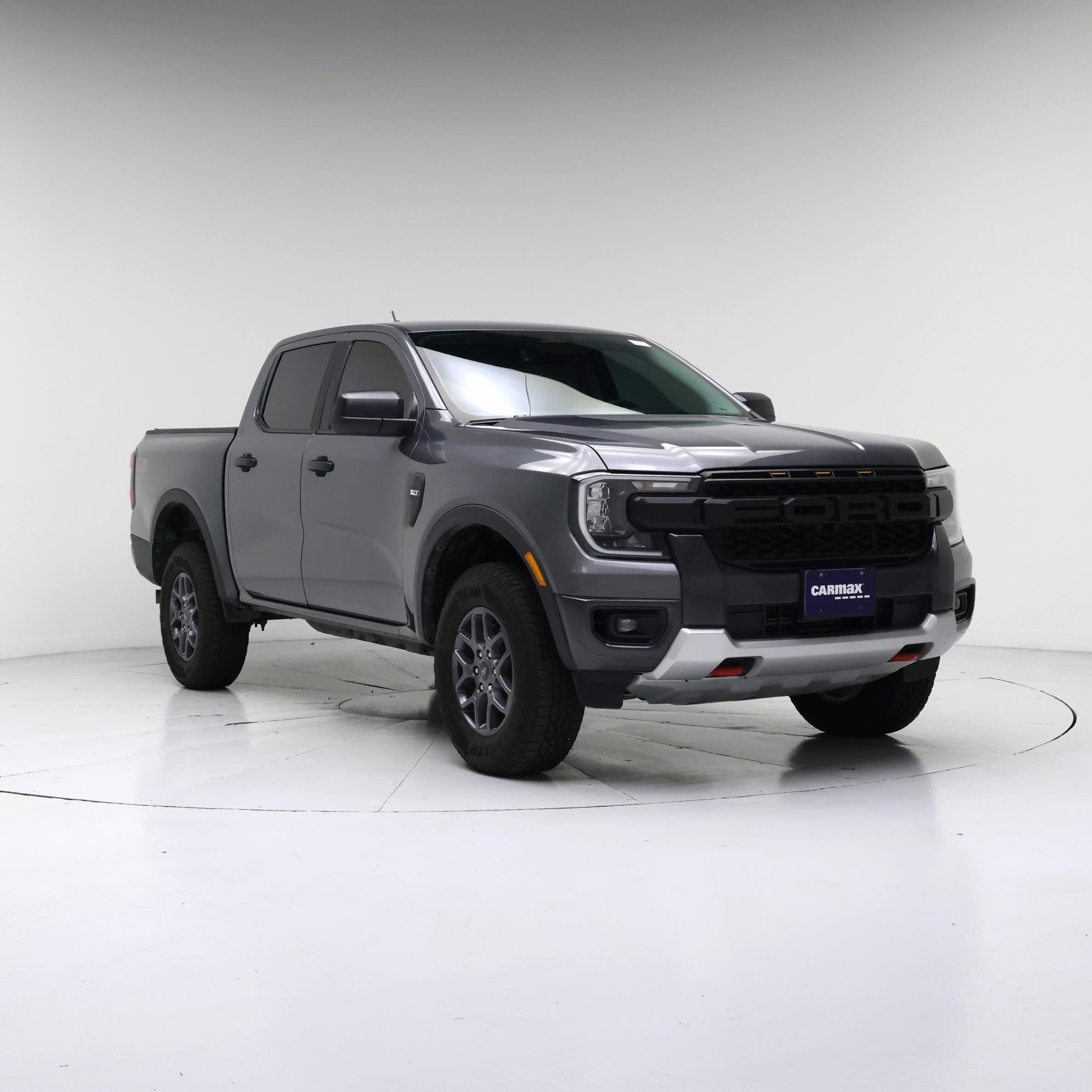 Gray 2025 Ford Ranger Pickup Truck Four-Wheel Drive Automatic