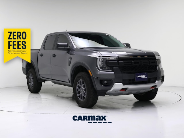 Gray 2025 Ford Ranger Pickup Truck Four-Wheel Drive Automatic