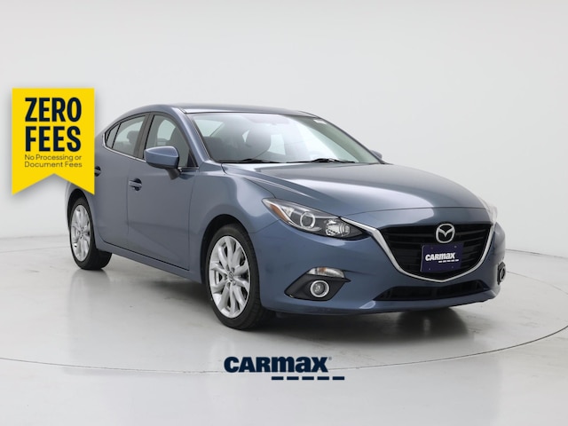 Blue 2015 Mazda MAZDA3 Sedan Front-Wheel Drive Automatic