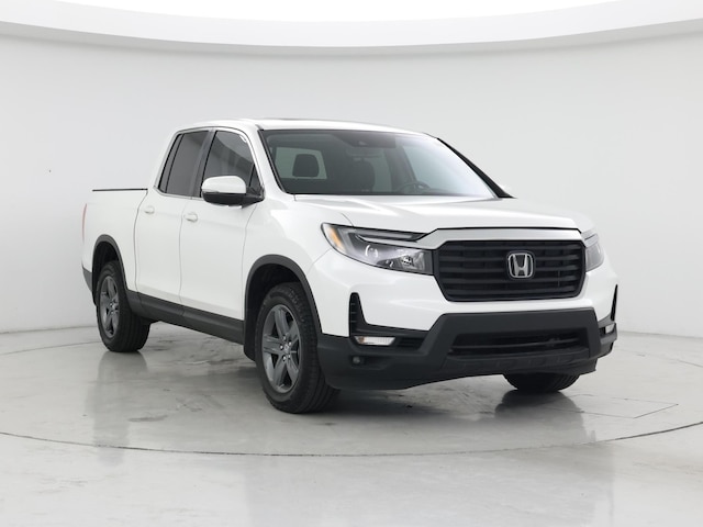 White 2023 Honda Ridgeline RTL AWD Pickup Truck All-Wheel Drive Automatic