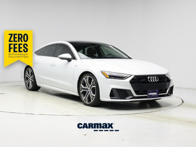 White 2019 Audi A7 quattro Prestige 55 TFSI Sedan All-Wheel Drive Automatic