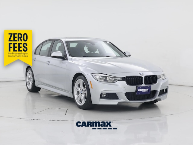 Silver 2018 BMW 3 Series Sedan Rear-Wheel Drive Automatic
