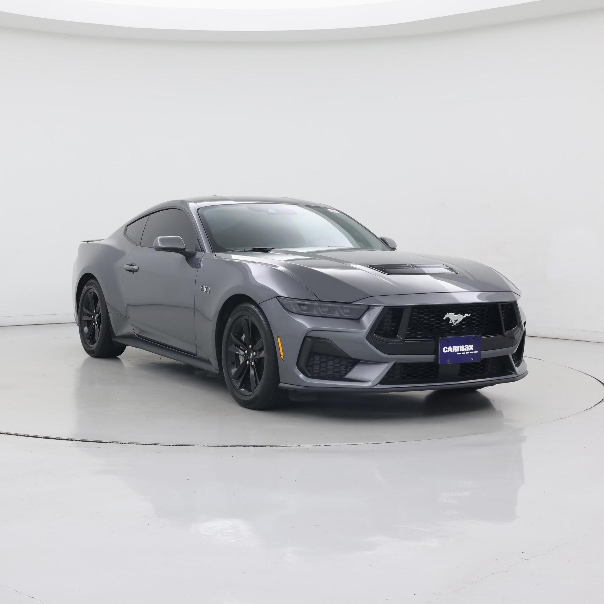 Gray 2025 Ford Mustang Coupe Rear-Wheel Drive Manual