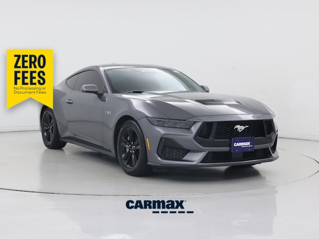 Gray 2025 Ford Mustang Coupe Rear-Wheel Drive Manual