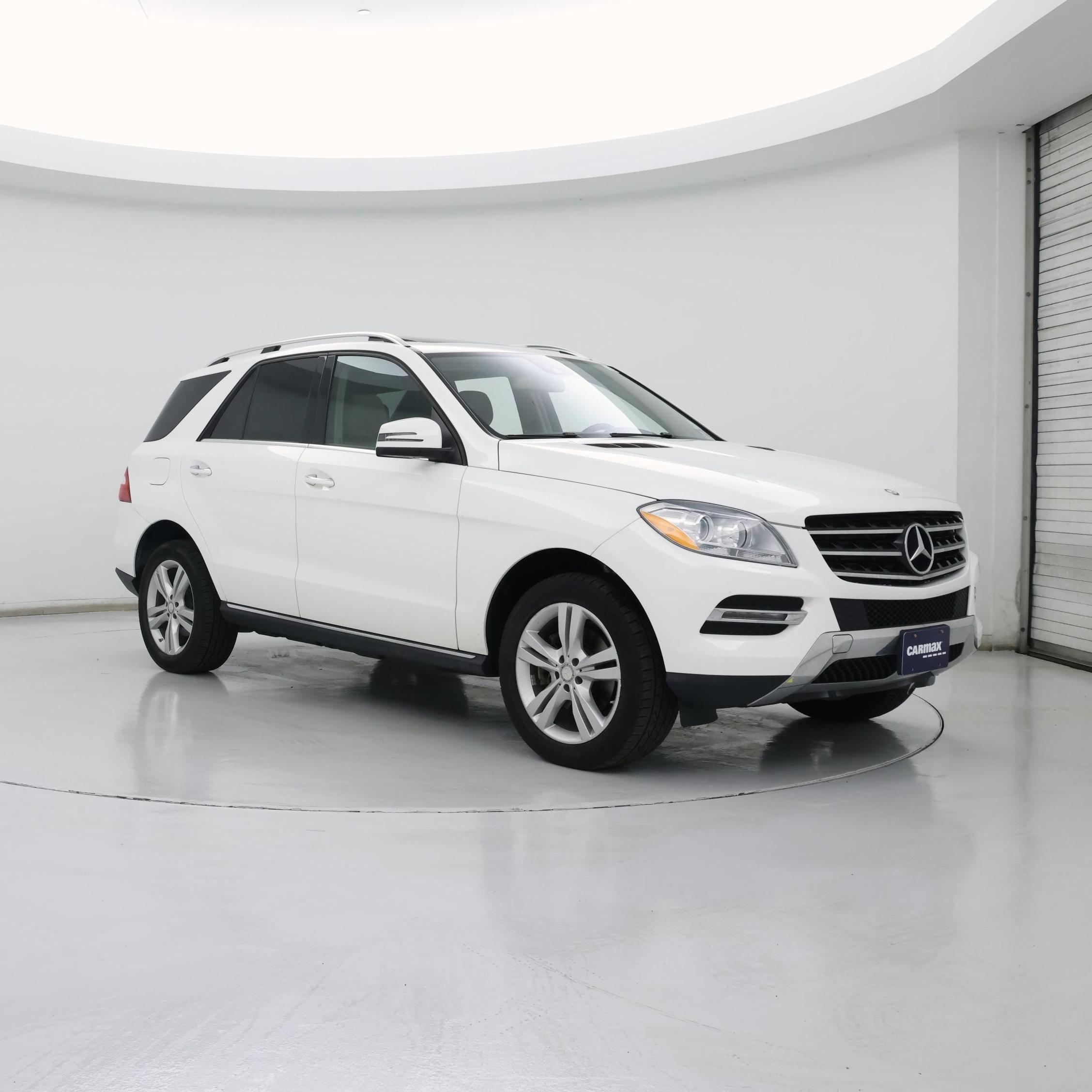 White 2015 Mercedes-Benz M-Class ML 250 BlueTEC 4MATIC SUV / Crossover All-Wheel Drive Automatic