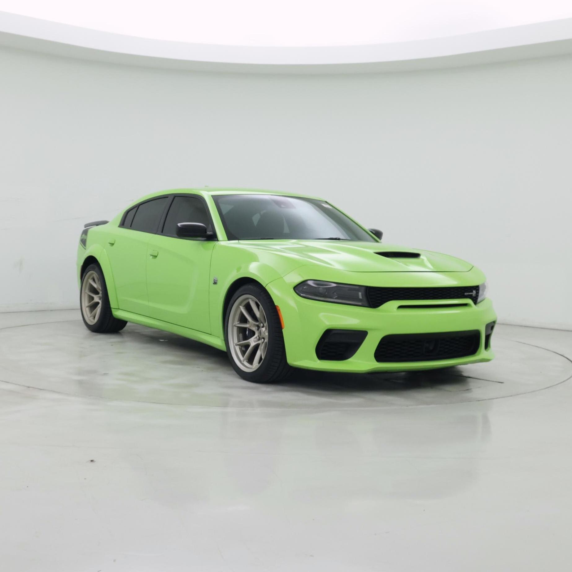 Green 2023 Dodge Charger Scat Pack Widebody RWD Sedan Rear-Wheel Drive Automatic