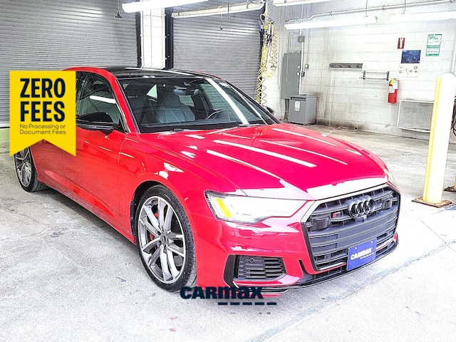 Red 2021 Audi S6 Sedan All-Wheel Drive Automatic