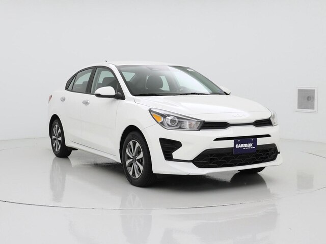 White 2023 Kia Rio S FWD Sedan Front-Wheel Drive Automatic