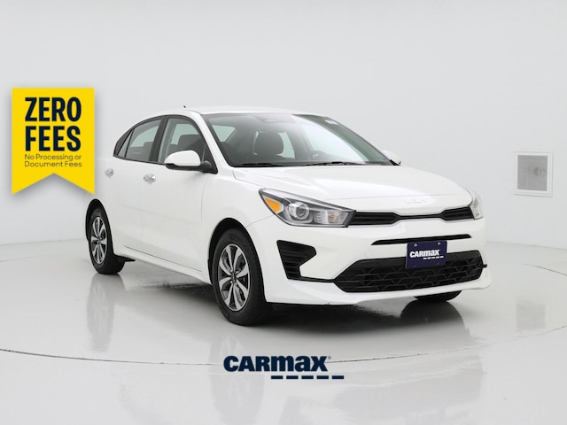 White 2023 Kia Rio S FWD Sedan Front-Wheel Drive Automatic