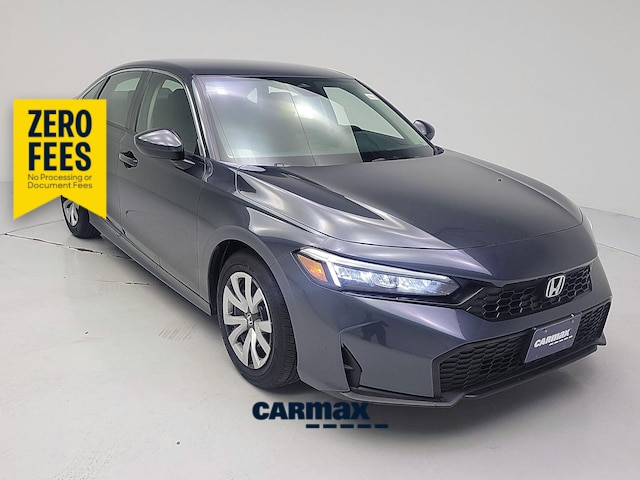 Gray 2025 Honda Civic Sedan Front-Wheel Drive Automatic