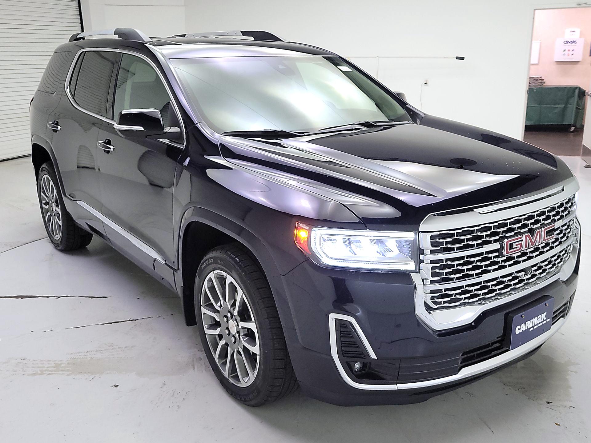 Blue 2021 GMC Acadia Denali FWD SUV / Crossover Front-Wheel Drive Automatic
