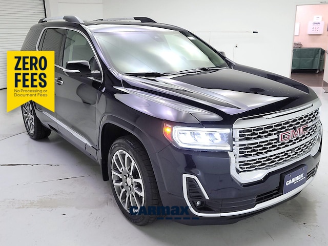 Blue 2021 GMC Acadia Denali FWD SUV / Crossover Front-Wheel Drive Automatic
