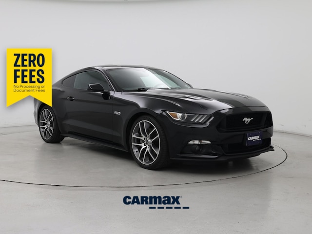 Black 2015 Ford Mustang Coupe Rear-Wheel Drive Manual