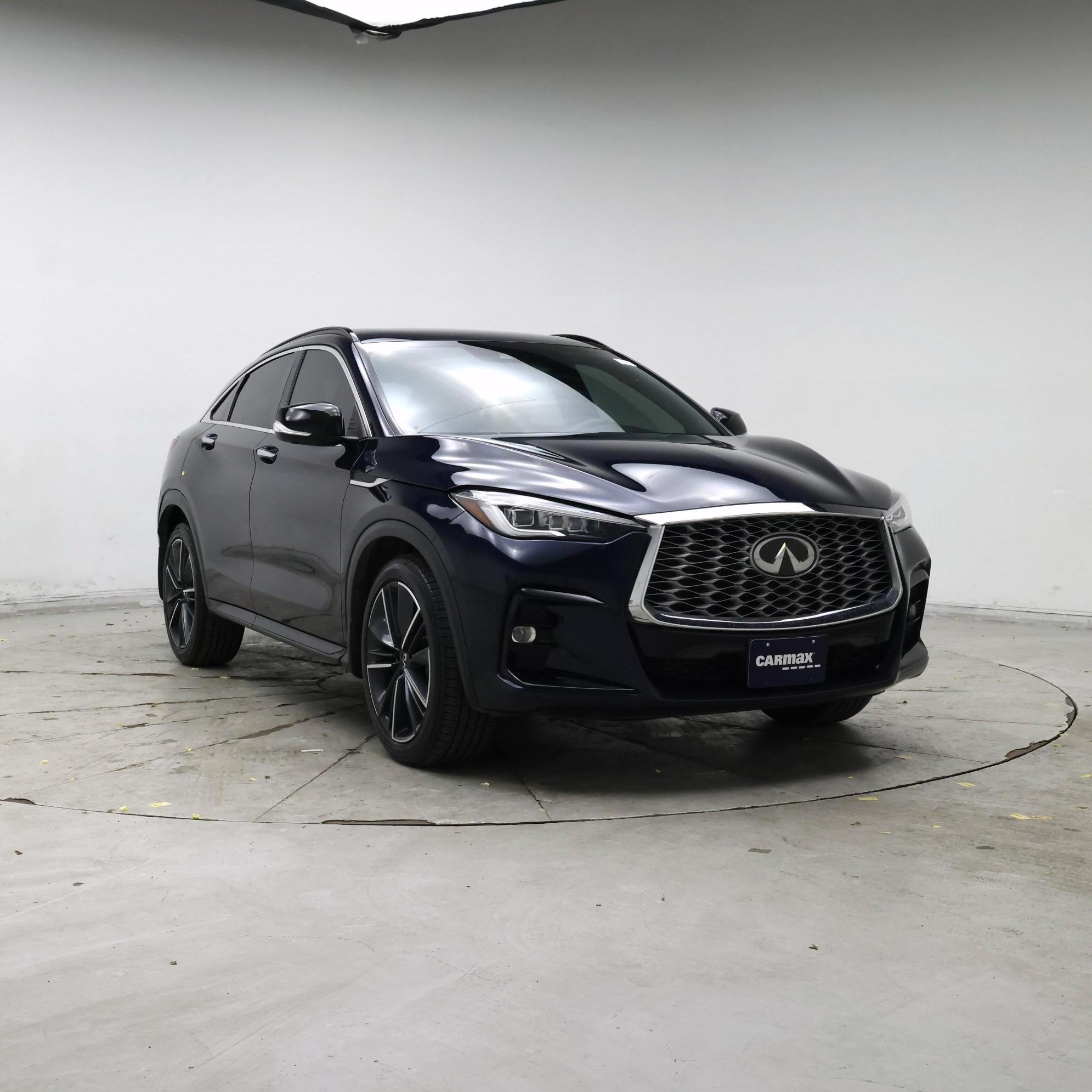 Blue 2023 INFINITI QX55 SUV / Crossover All-Wheel Drive Automatic