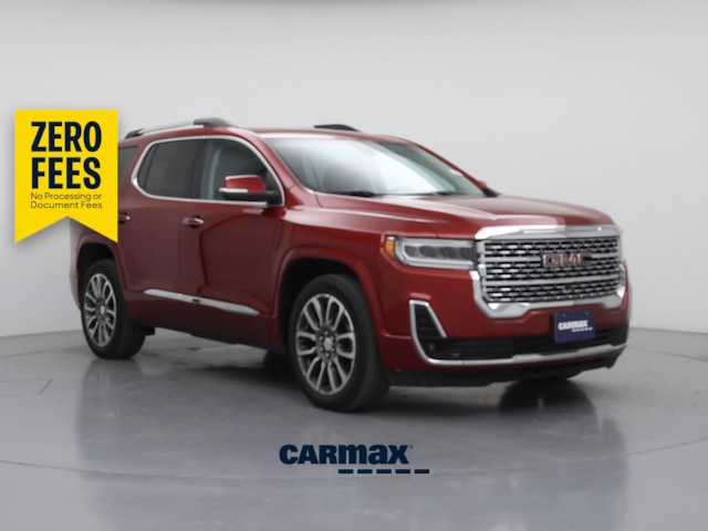 Red 2021 GMC Acadia SUV / Crossover Four-Wheel Drive Automatic