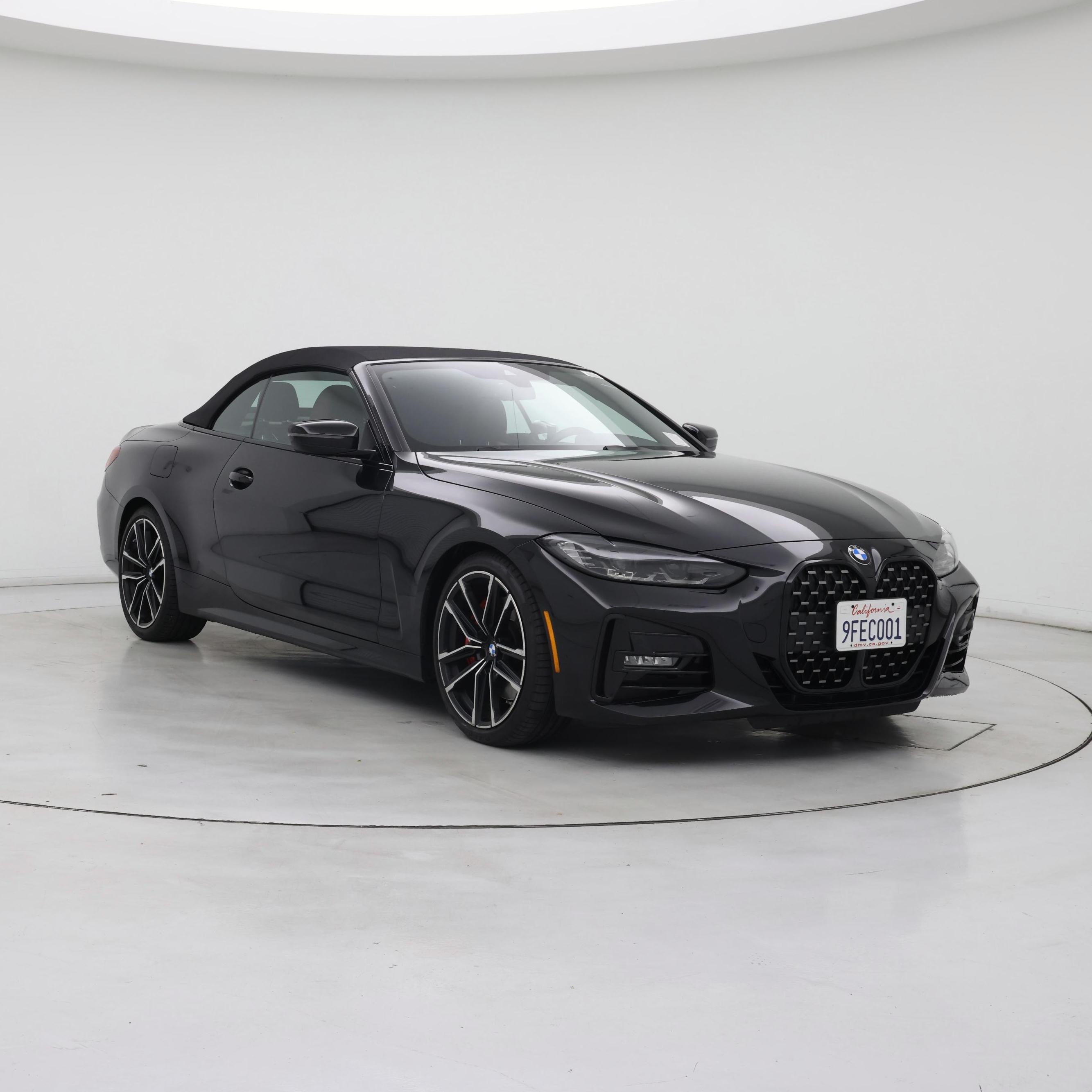 Black 2023 BMW 4 Series Convertible Rear-Wheel Drive Automatic