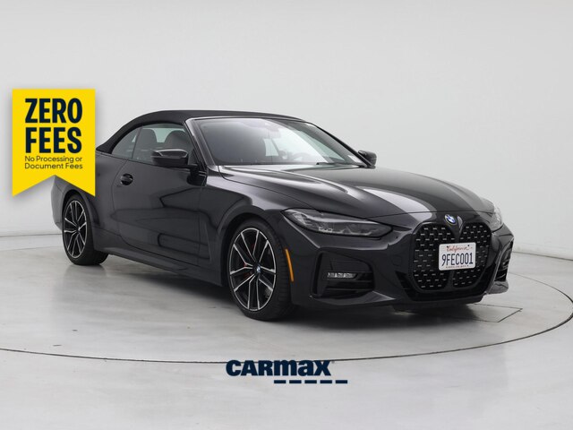 Black 2023 BMW 4 Series Convertible Rear-Wheel Drive Automatic