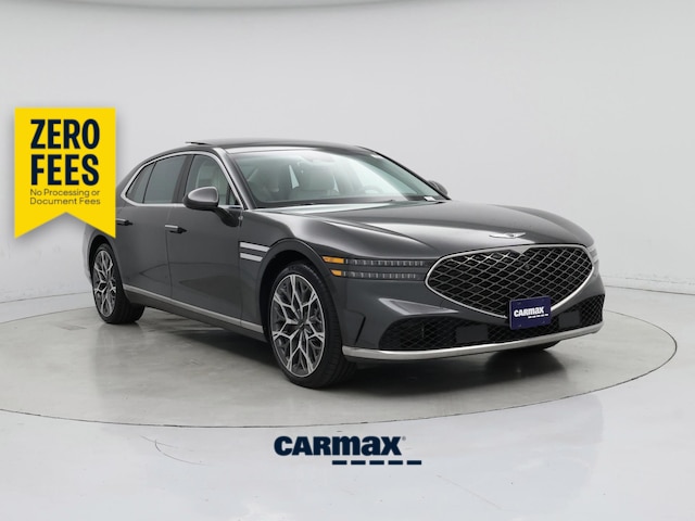 Black 2023 Genesis G90 3.5T e-Supercharger AWD Sedan All-Wheel Drive Automatic