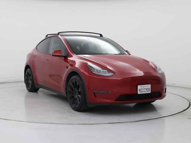 Red 2023 Tesla Model Y Long Range AWD SUV / Crossover All-Wheel Drive Automatic