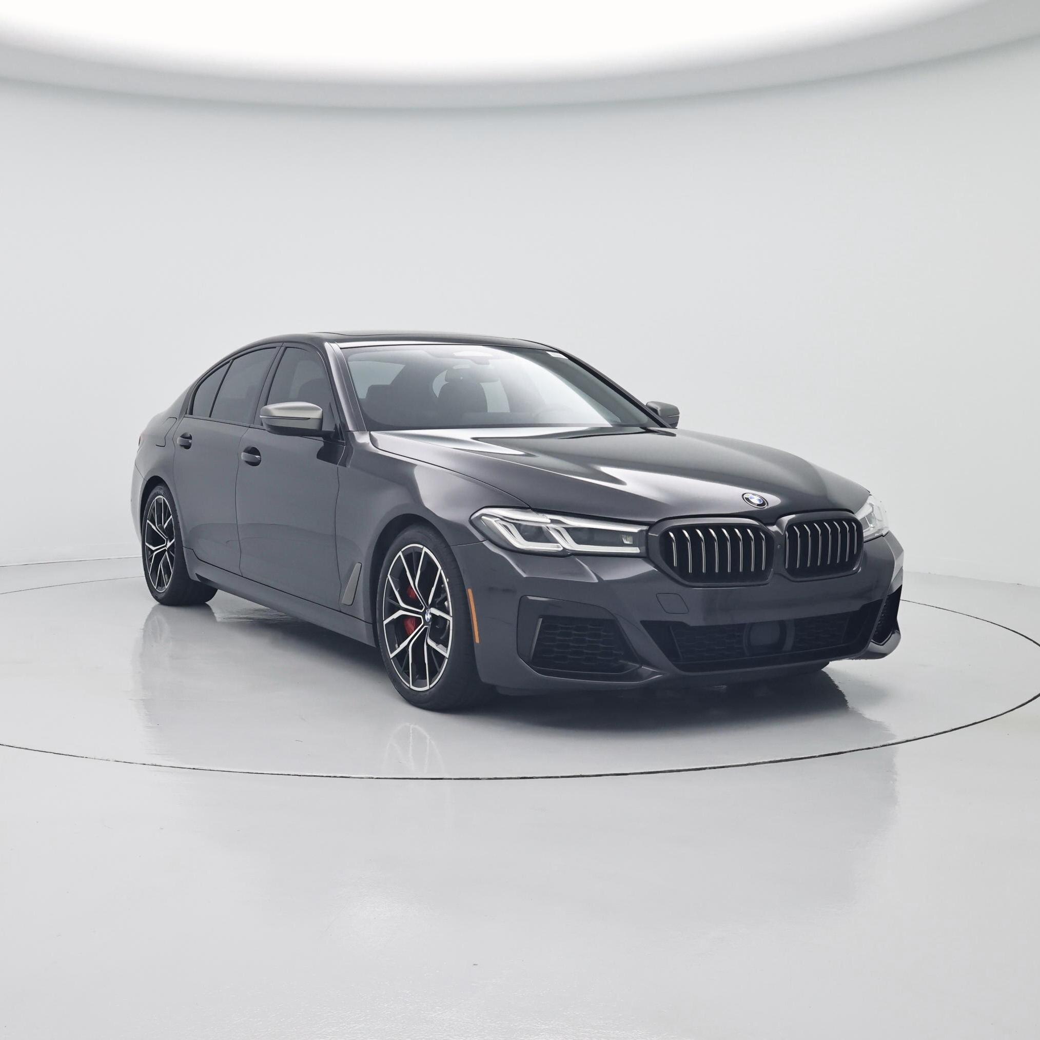 Gray 2021 BMW 5 Series Sedan All-Wheel Drive Automatic