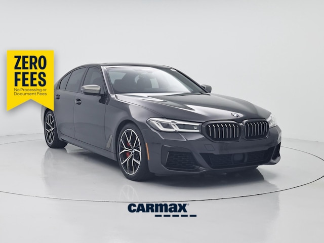 Gray 2021 BMW 5 Series Sedan All-Wheel Drive Automatic