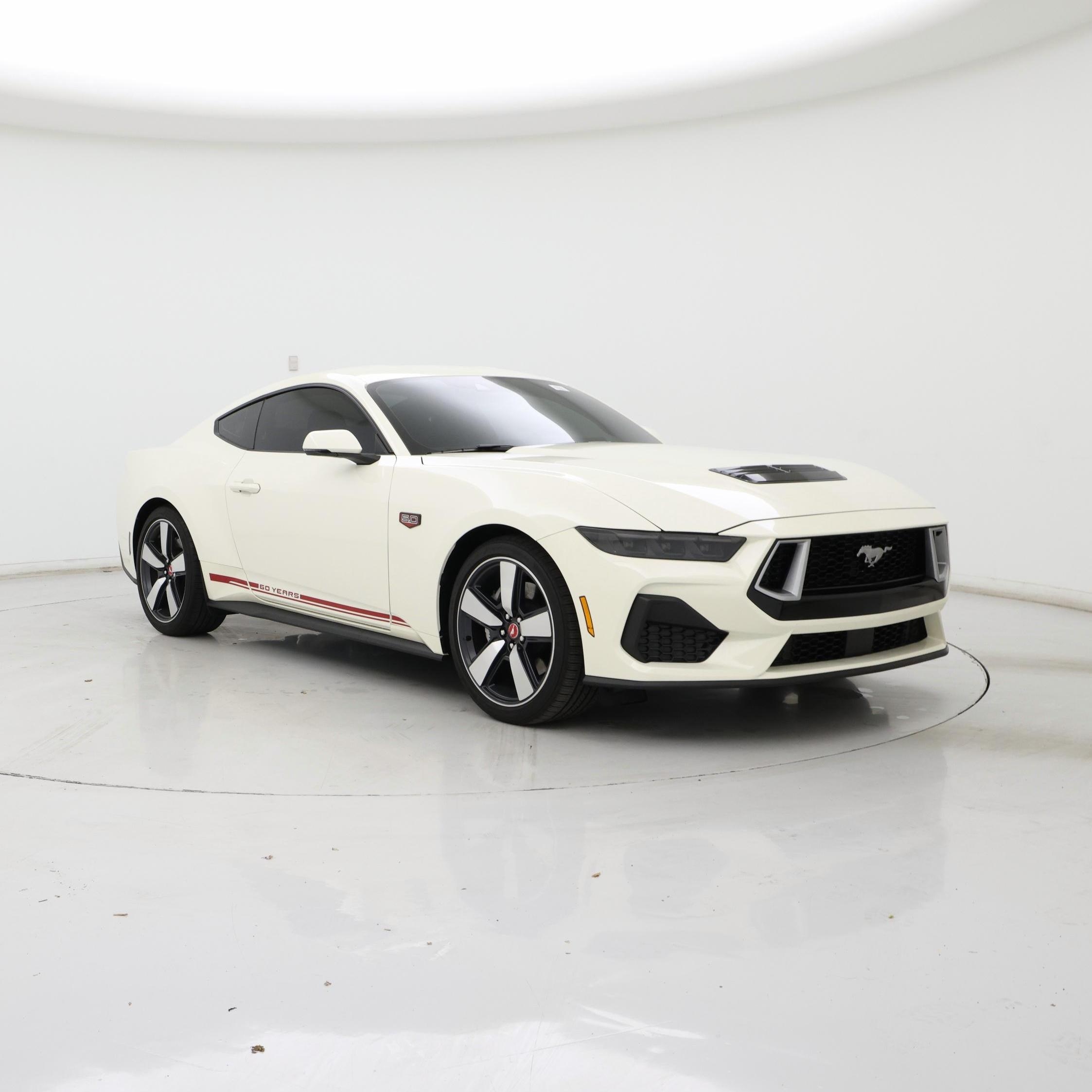 White 2025 Ford Mustang GT Premium Fastback RWD Coupe Rear-Wheel Drive Automatic