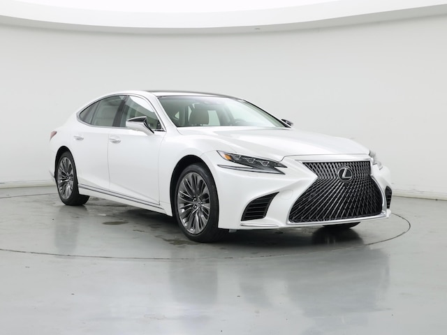 White 2019 Lexus LS 500 AWD Sedan All-Wheel Drive Automatic