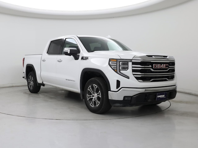 White 2025 GMC Sierra 1500 SLT Crew Cab RWD Pickup Truck 4X2 Automatic