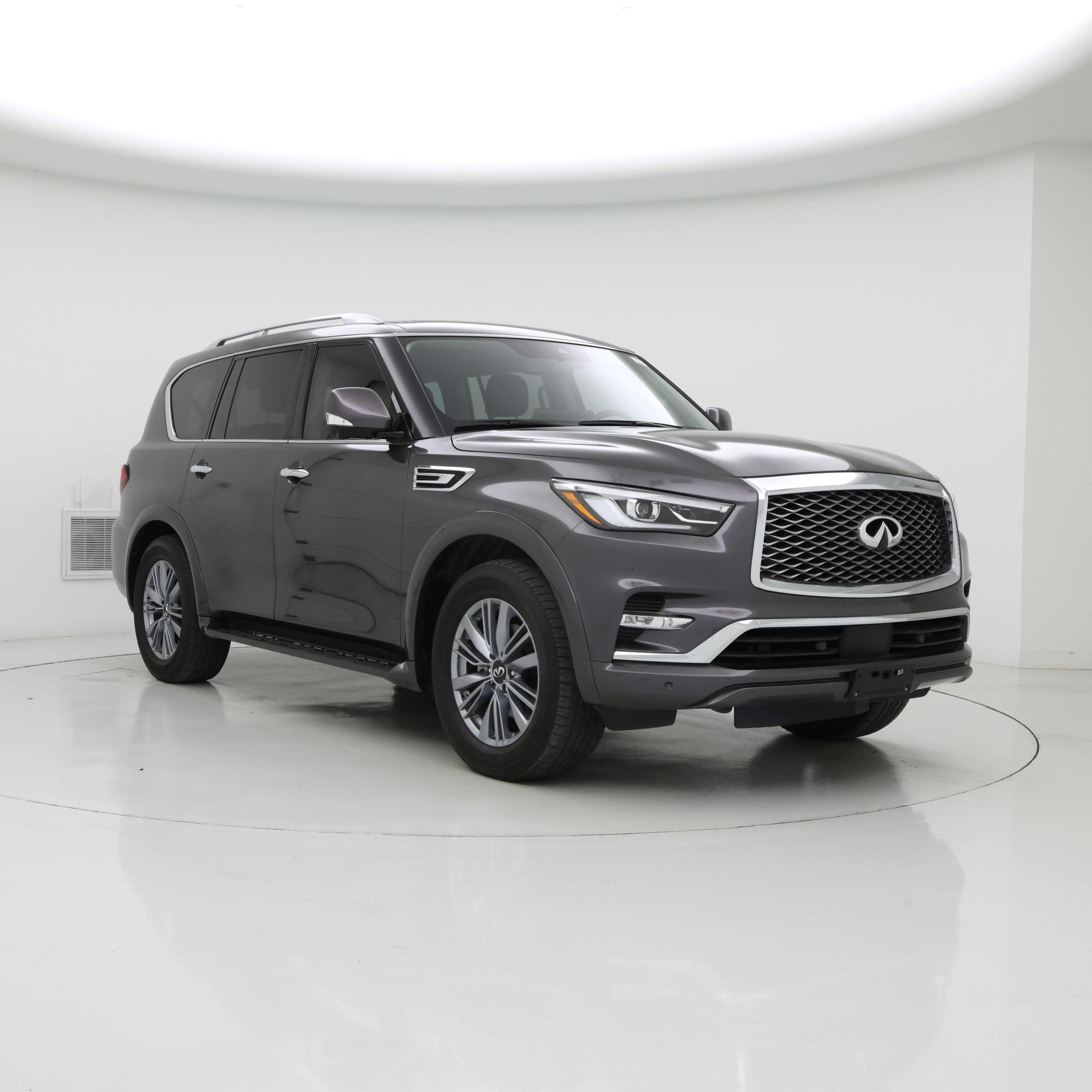 Gray 2023 INFINITI QX80 Luxe RWD SUV / Crossover Rear-Wheel Drive Automatic