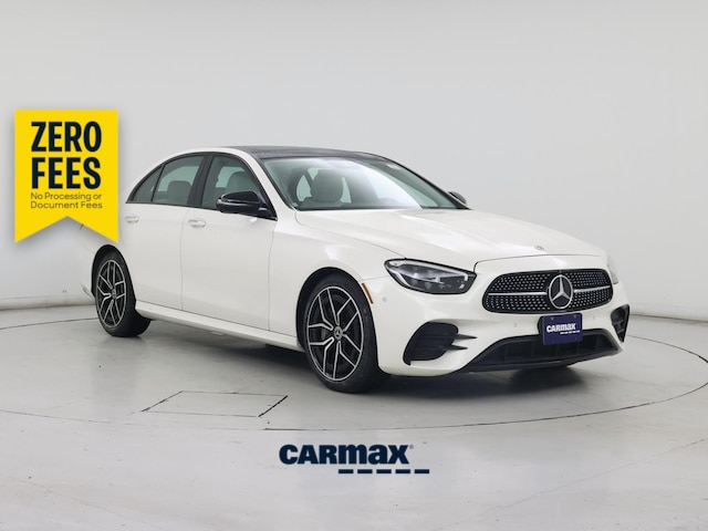 White 2022 Mercedes-Benz E-Class Sedan Rear-Wheel Drive Automatic