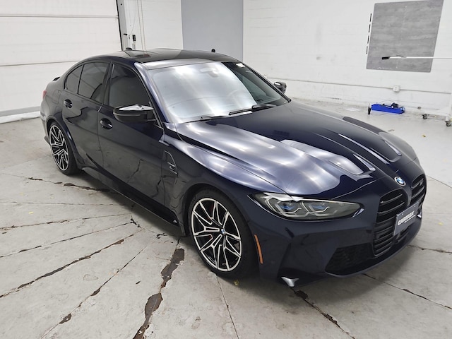 Blue 2022 BMW M3 Competition xDrive AWD Sedan All-Wheel Drive Automatic