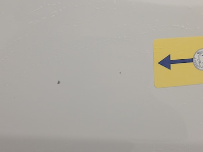 Rear Panel Passenger Side Cosmetic Imperfection