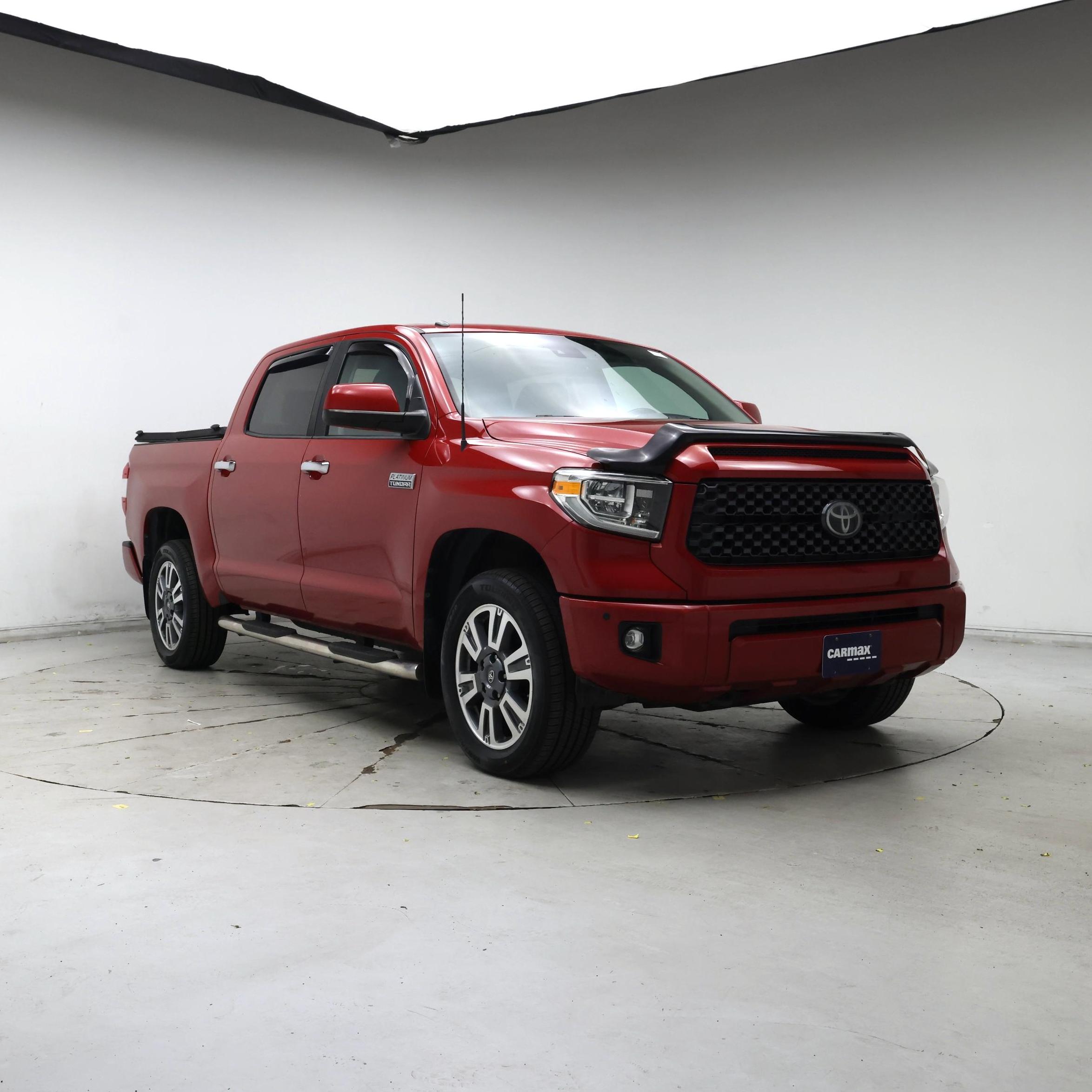 Red 2019 Toyota Tundra Pickup Truck Four-Wheel Drive Automatic