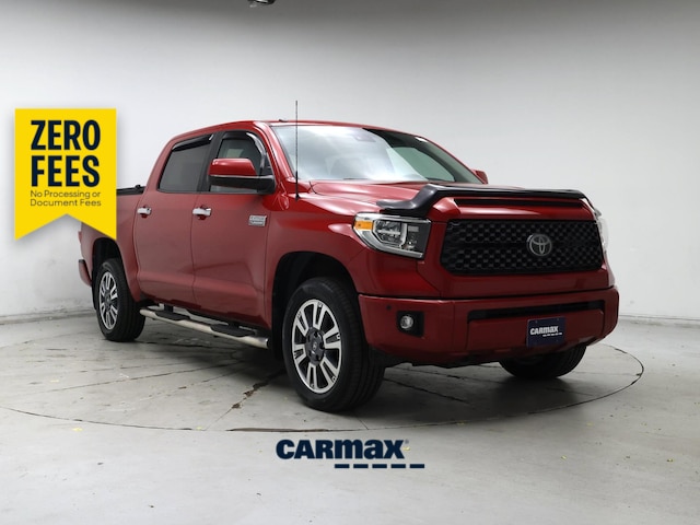 Red 2019 Toyota Tundra Pickup Truck Four-Wheel Drive Automatic