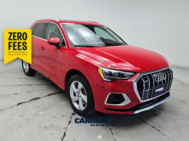 Red 2020 Audi Q3 SUV / Crossover All-Wheel Drive Automatic