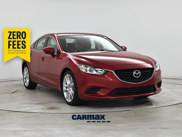 Red 2017 Mazda MAZDA6 Touring Sedan FWD Sedan Front-Wheel Drive Automatic