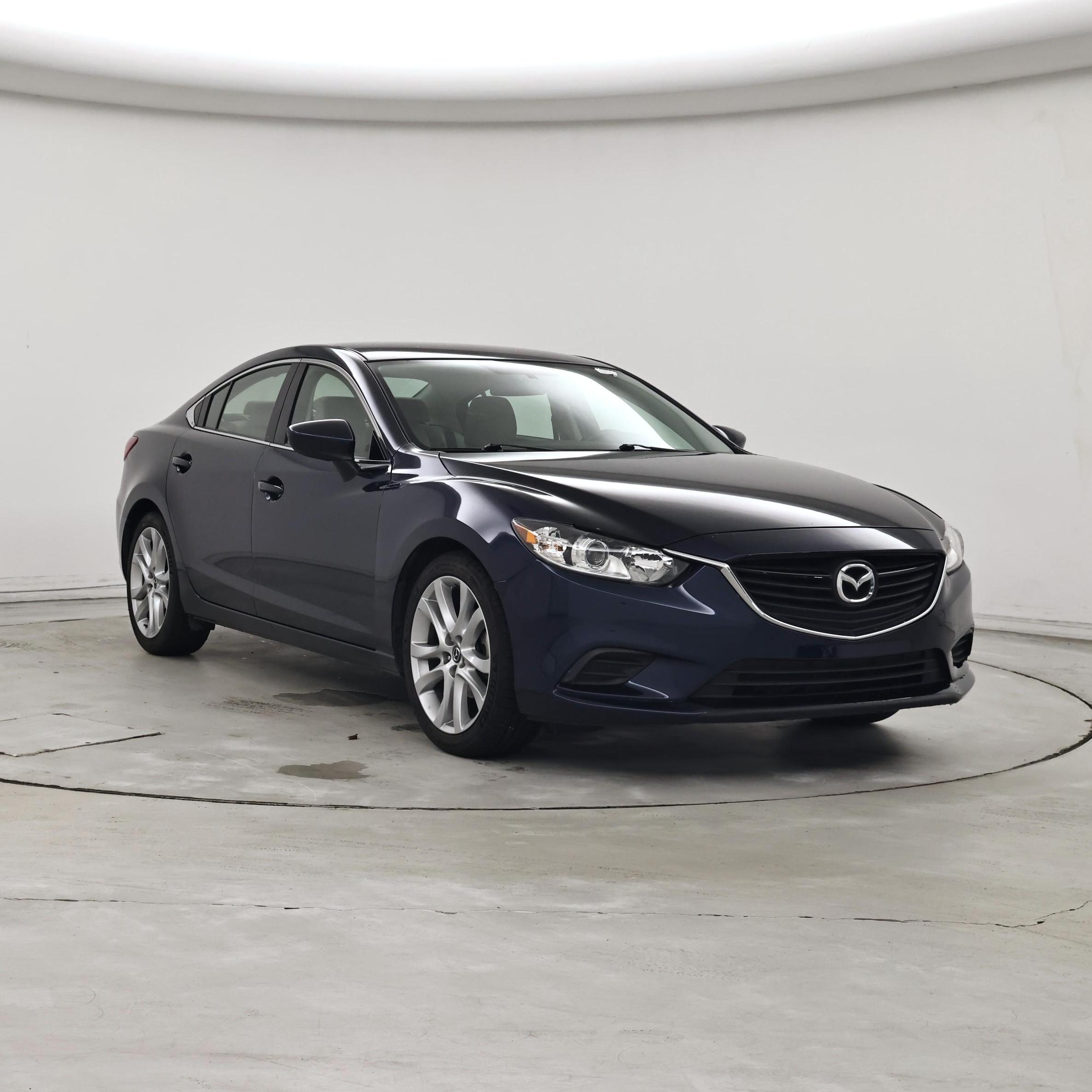Blue 2015 Mazda MAZDA6 Sedan Front-Wheel Drive Automatic