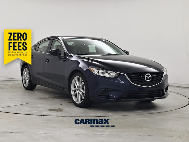 Blue 2015 Mazda MAZDA6 Sedan Front-Wheel Drive Automatic