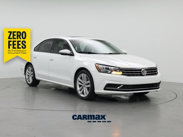 White 2019 Volkswagen Passat 2.0T Wolfsburg FWD Sedan Front-Wheel Drive Automatic