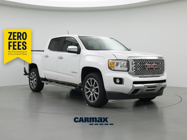 White 2019 GMC Canyon Pickup Truck Four-Wheel Drive Automatic