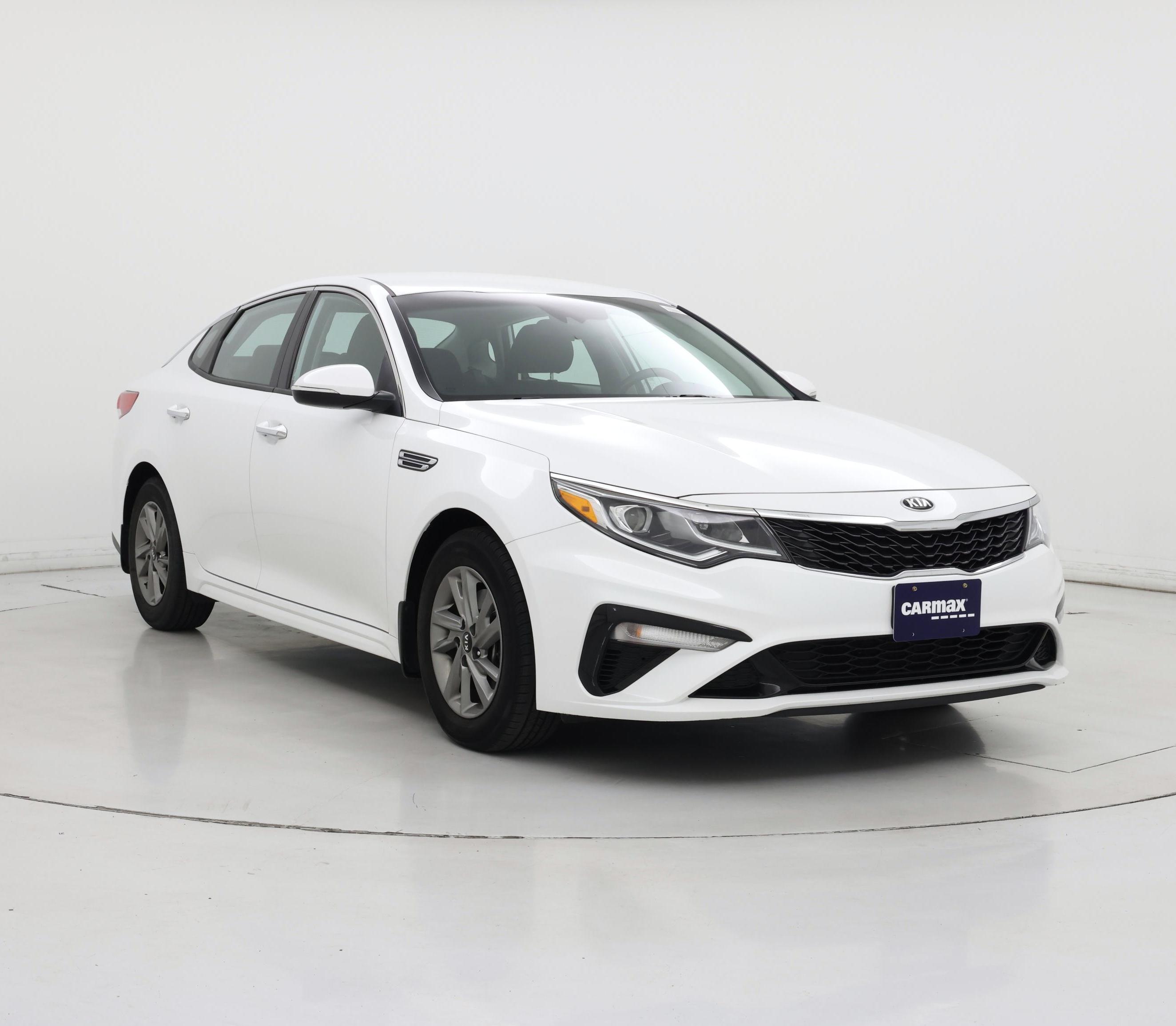 White 2019 Kia Optima Sedan Front-Wheel Drive Automatic
