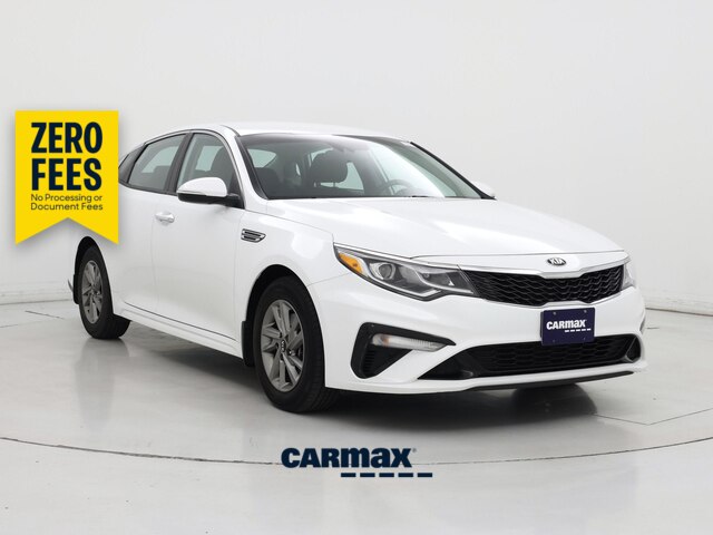 White 2019 Kia Optima Sedan Front-Wheel Drive Automatic