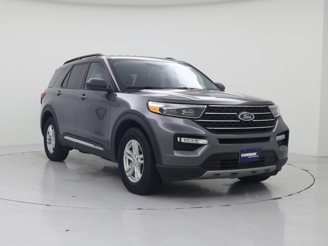 Gray 2023 Ford Explorer XLT AWD SUV / Crossover All-Wheel Drive Automatic