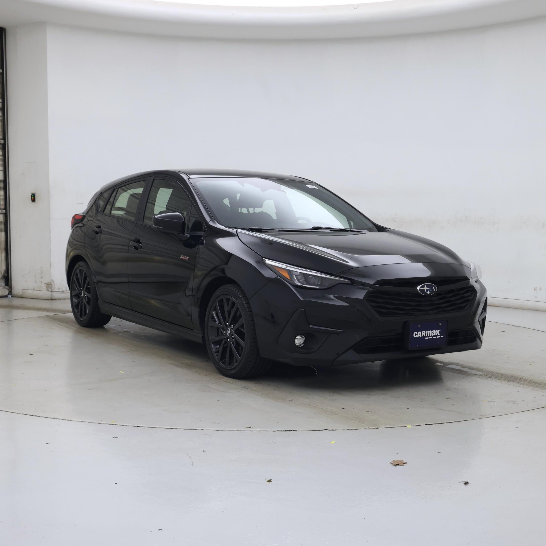 Black 2024 Subaru Impreza RS AWD Wagon All-Wheel Drive Automatic