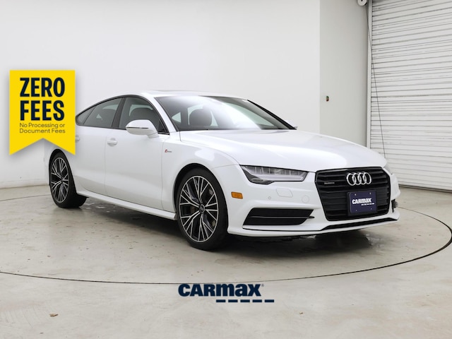 White 2016 Audi A7 3.0T quattro Prestige AWD Sedan All-Wheel Drive Automatic
