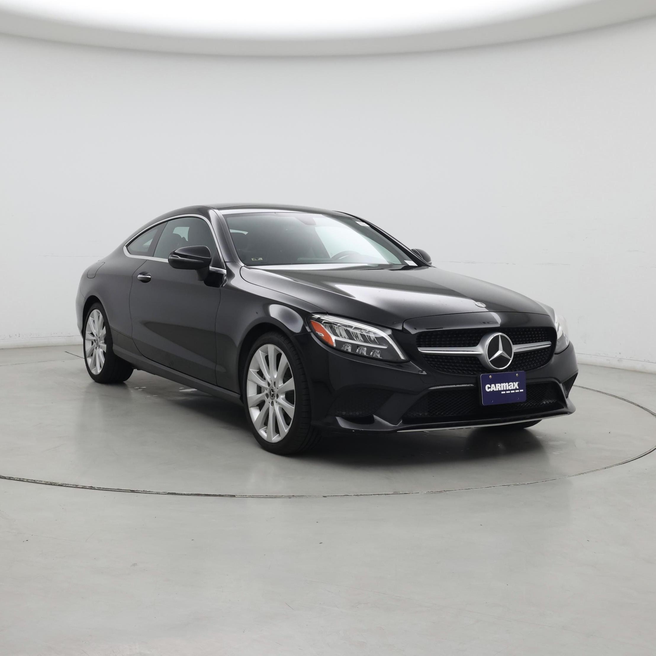 Black 2020 Mercedes-Benz C-Class Coupe Rear-Wheel Drive Automatic