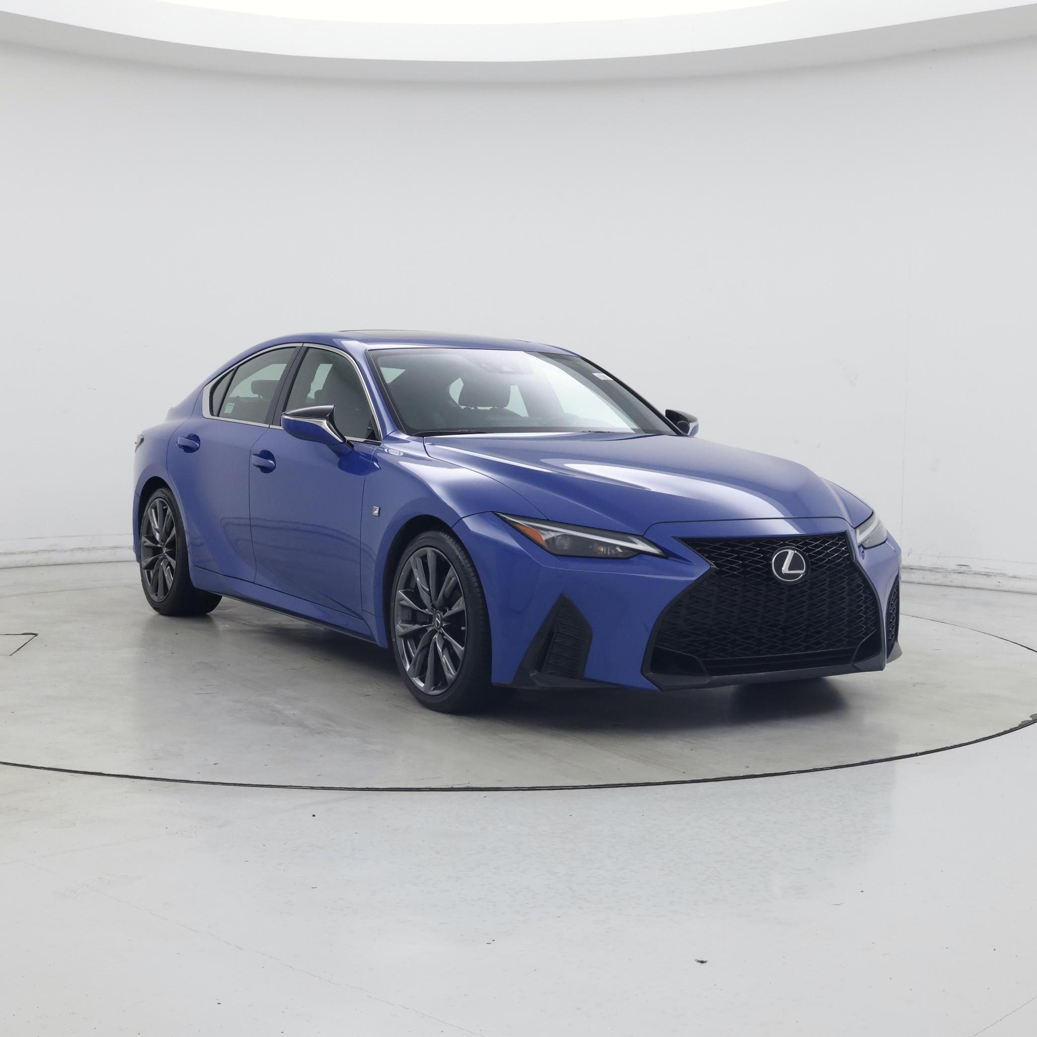 Blue 2022 Lexus IS 350 F Sport RWD Sedan Rear-Wheel Drive Automatic