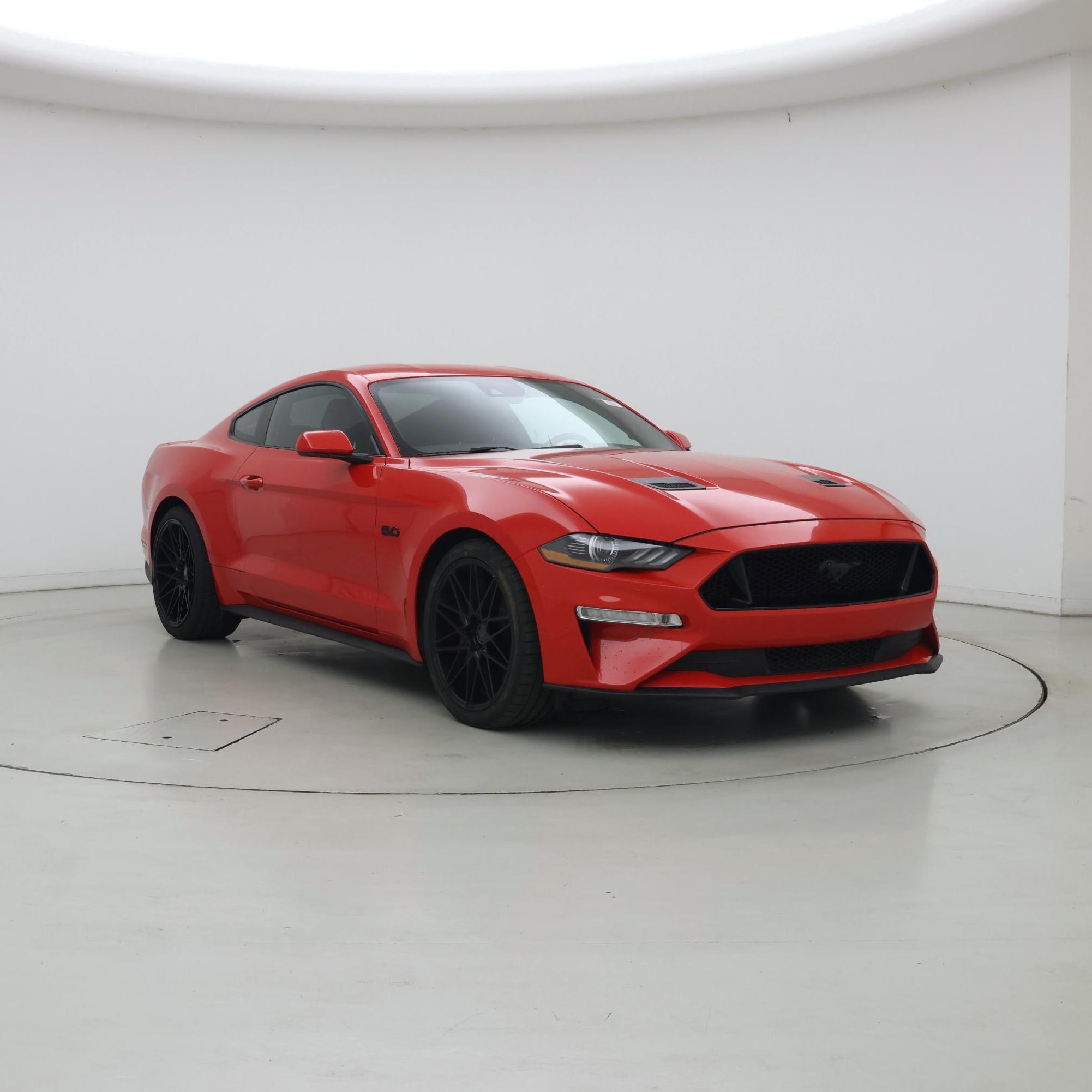 Red 2021 Ford Mustang Coupe Rear-Wheel Drive Automatic