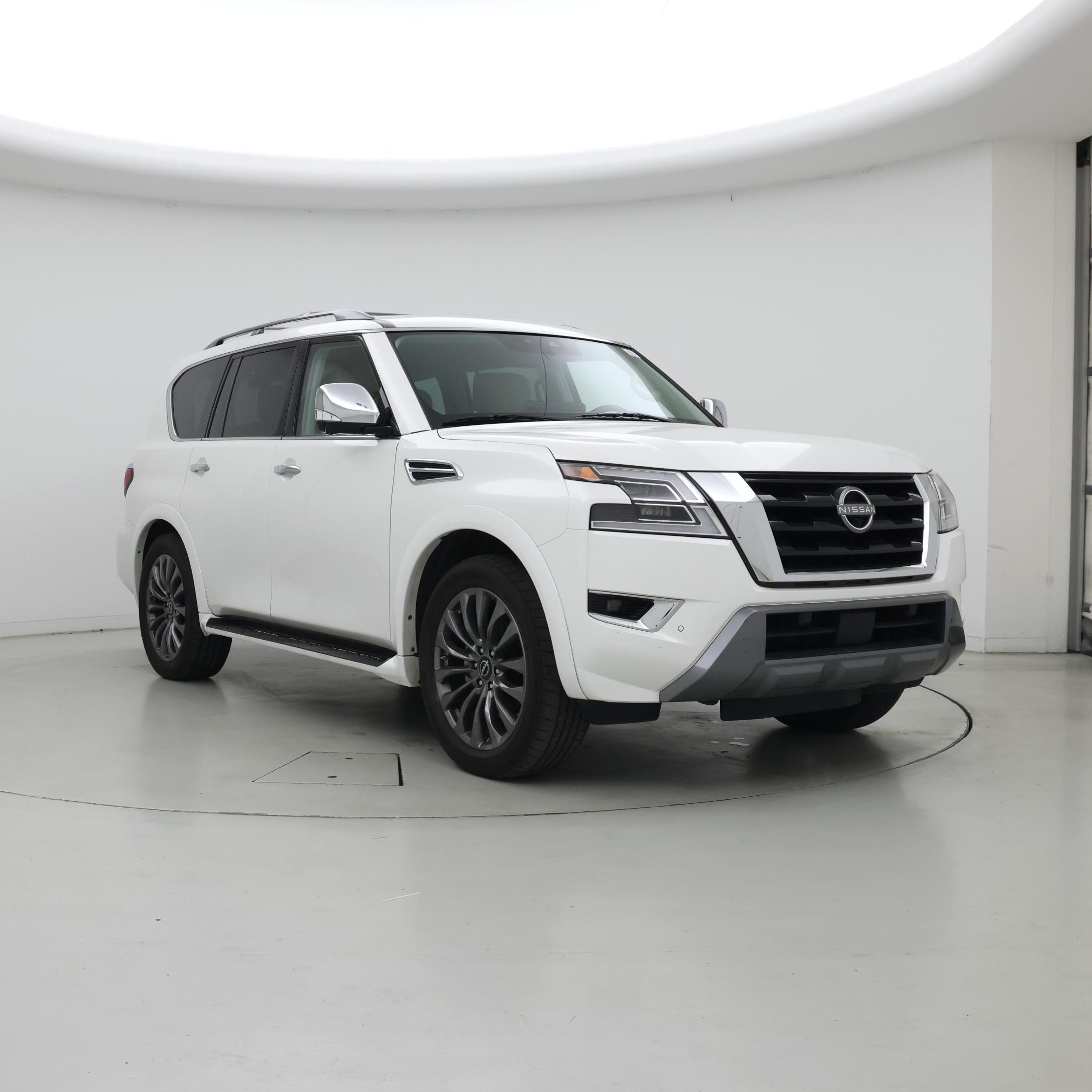 White 2023 Nissan Armada Platinum 4WD SUV / Crossover Four-Wheel Drive Automatic